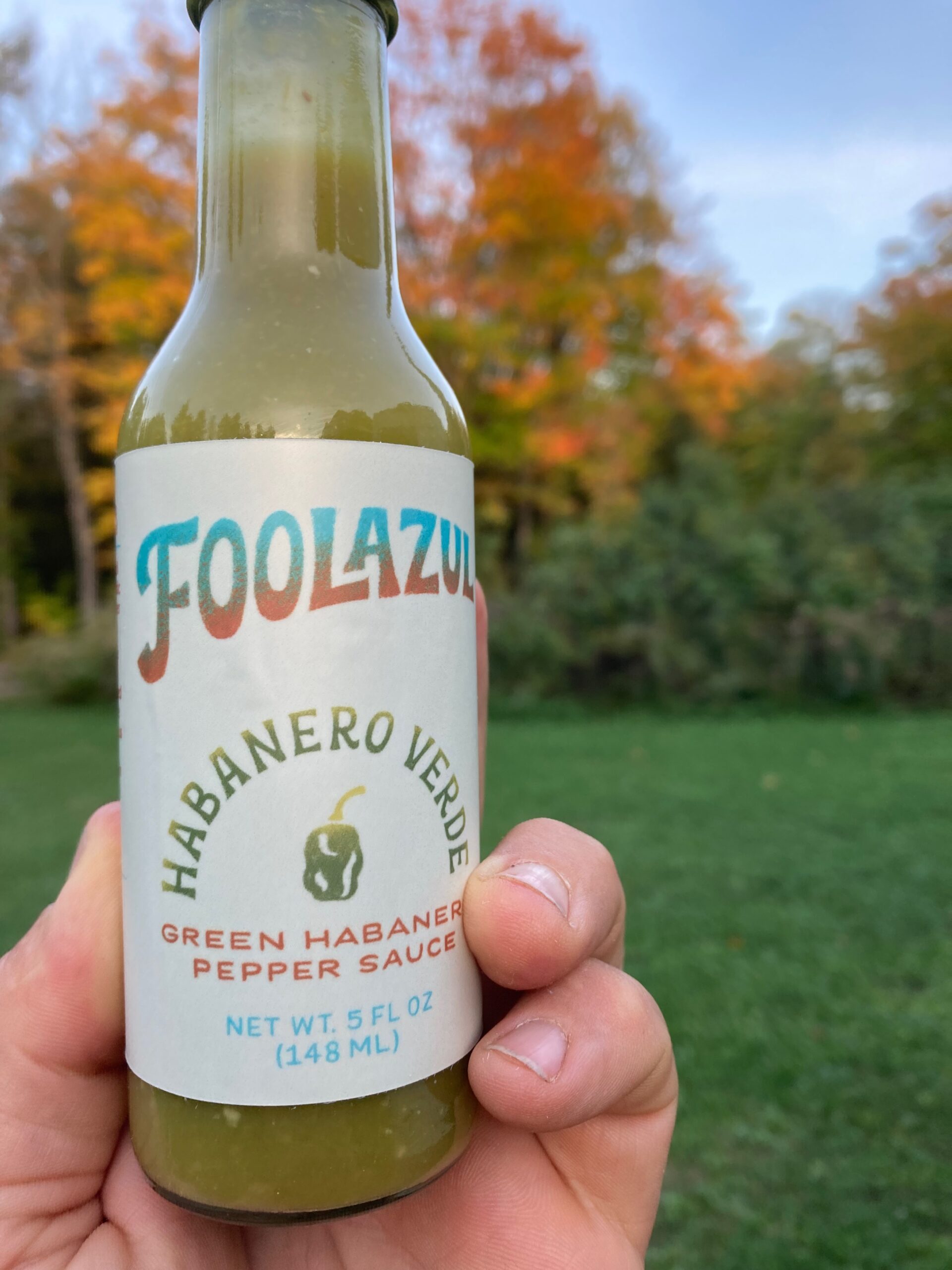 Habanero Verde Pepper Sauce Foolazul